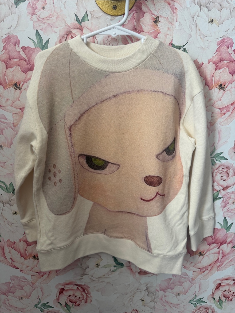 EUC Stella Mccartney Kids Yoshitomo Nara Printed Sweatshirt Size 6Y Youth
